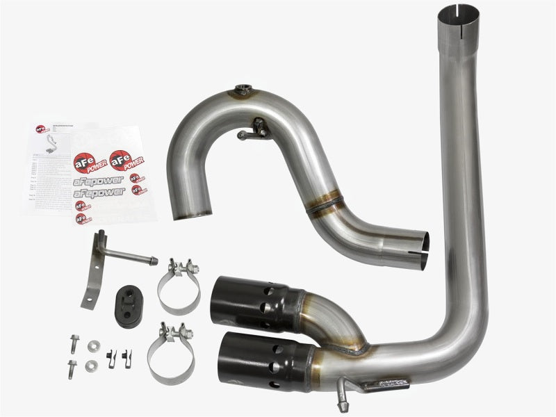 aFe Rebel Series DPF-Back 3in Side Exit SS Exhaust w/ IC Black Tip 2016 GM Colorado/Canyon 2.8L (td)