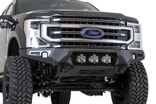 Addictive Desert Designs 17-20 Ford Super Duty Bomber Front Bumper w/ Mounts For 3 Baja Designs LP6s