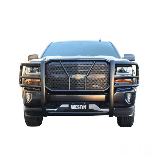 Westin 2007-2010 Chevrolet Silverado 25/3500HD HDX Grille Guard - Black