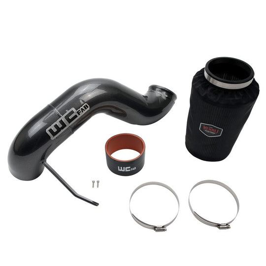 Wehrli 03-07 Dodge 5.9L Cummins 4in Intake Kit - WCFab Red