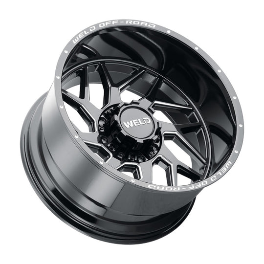 Weld Off-Road W117 22X10 Fulcrum 6X135 6X139.7 ET13 BS6.00 Gloss Black MIL 106.1