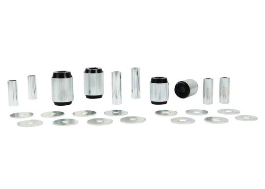 Whiteline Plus 02-09 Lexus GX470 / 06+ Toyota FJ Cruiser Fr C/A - Lwr Inner Front &amp; Rear Bushing Kit