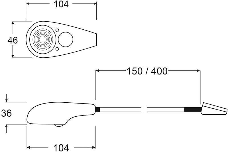 Hella Interiorlamp 400 Bic Md931V Black 2Ja