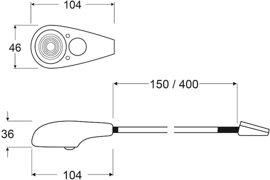 Hella Interiorlamp 400 Bic Md931V Black 2Ja