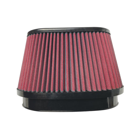 Injen Oiled Air Filter 8.5x5.63in Oval ID / 9.92x7.17in Base / 5.7in HT / 6.865ix4.115in Top