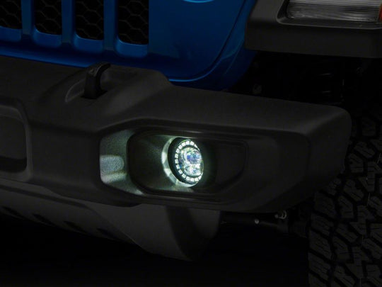 Raxiom 18-23 Jeep Wrangler JL Sport 20-23 Jeep Gladiator JT Sport Axial Nighthawk LED Fog Lights