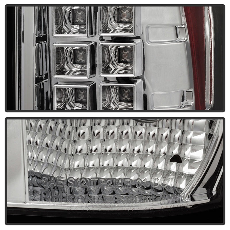 Spyder Chevy Avalanche 02-06 LED Tail Lights Chrome ALT-YD-CAV02-LED-C