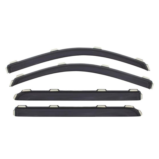 AVS 14-18 Hyundai Genesis Ventvisor In-Channel Front &amp; Rear Window Deflectors 4pc - Smoke