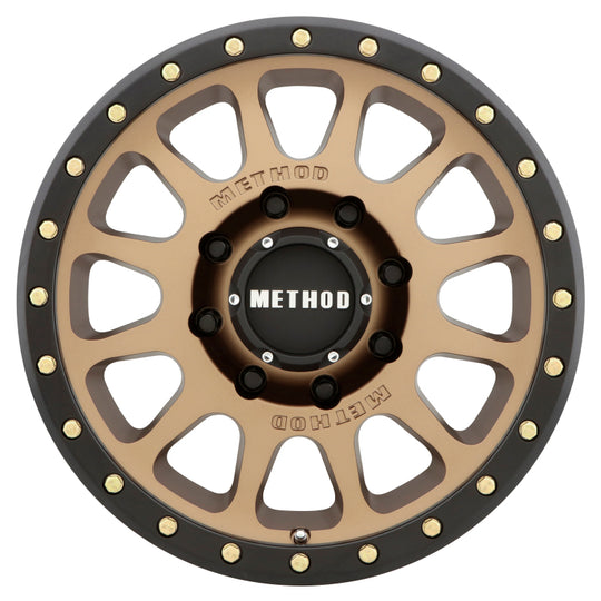 Method MR305 NV HD 18x9 +18mm Offset 8x6.5 130.81mm CB Method Bronze/Black Street Loc Wheel