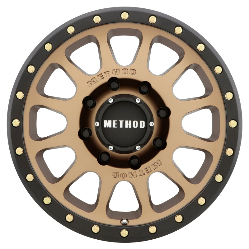Method MR305 NV HD 18x9 +18mm Offset 8x170 130.81mm CB Method Bronze/Black Street Loc Wheel