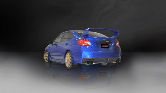 Corsa 2015-2021 Subaru WRX Cat Back Exhaust Black Quad 3.5in Tips *Sport*