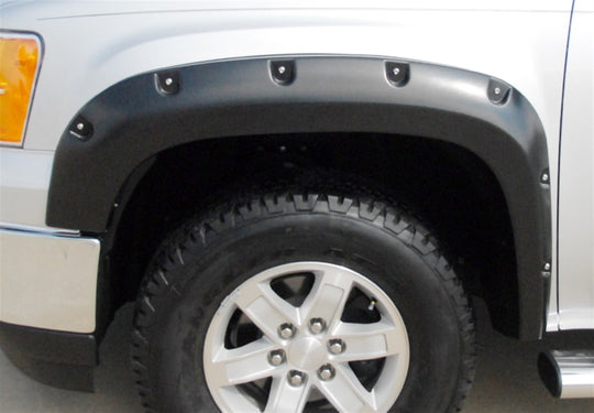 Lund 07-13 GMC Sierra 1500 RX-Rivet Style Smooth Elite Series Fender Flares - Black (4 Pc.)