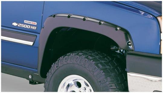 Bushwacker 21-22 Chevrolet Colorado (Ex ZR2) 74in. Bed Fleetside FF Pocket Style Flares 4pc - Sm BK