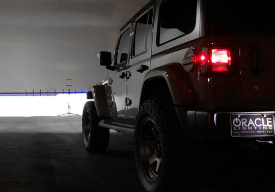 Oracle Jeep Wrangler JL Oculus Bi-LED Projector Headlights- Graphite Metallic - 5500K