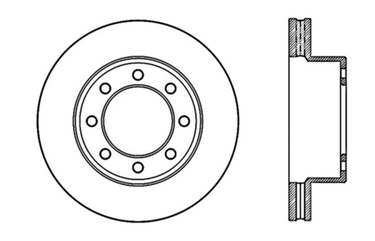 StopTech Slotted & Drilled Sport Brake Rotor