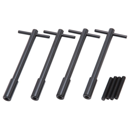 Edelbrock Vc Hold Down Kit T-Bar 1/4In-20 Thread 5In Long Black (Set of 4)