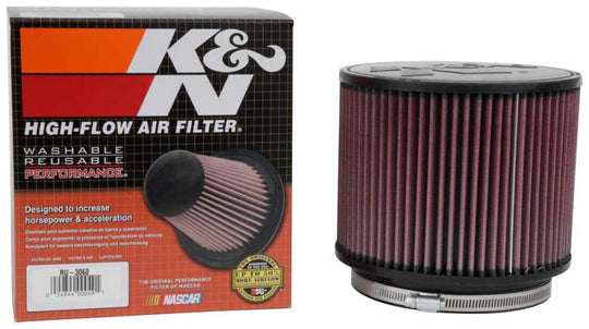 K&amp;N Universal Rubber Filter 6in Flange ID / 7.5in OD / 6in Height / Round Straight