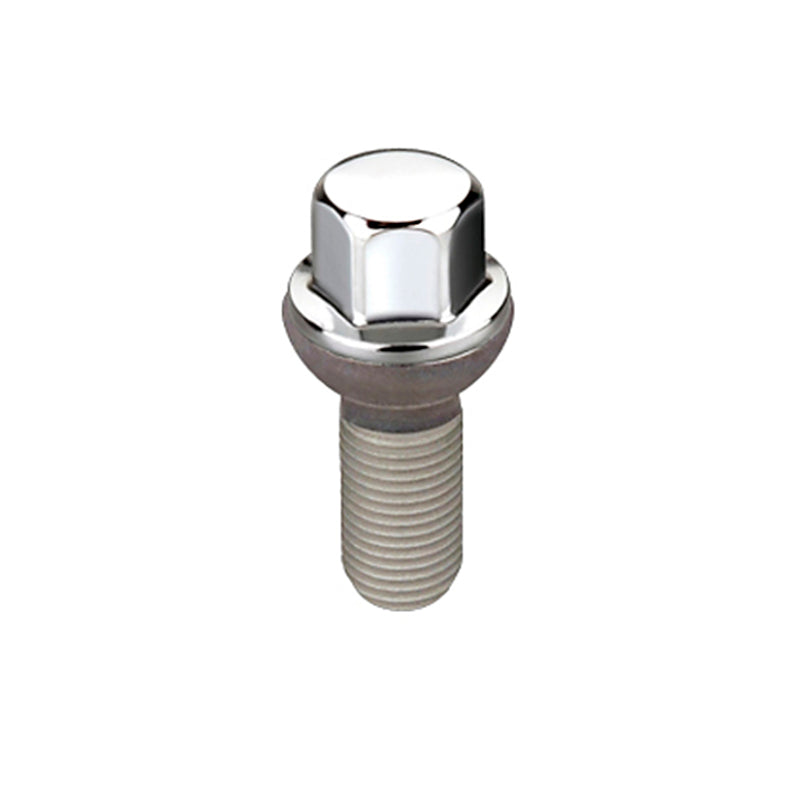 McGard Hex Lug Bolt (Radius Seat) M14X1.5 / 17mm Hex / 28.1mm Shank Length (Box of 50) - Chrome