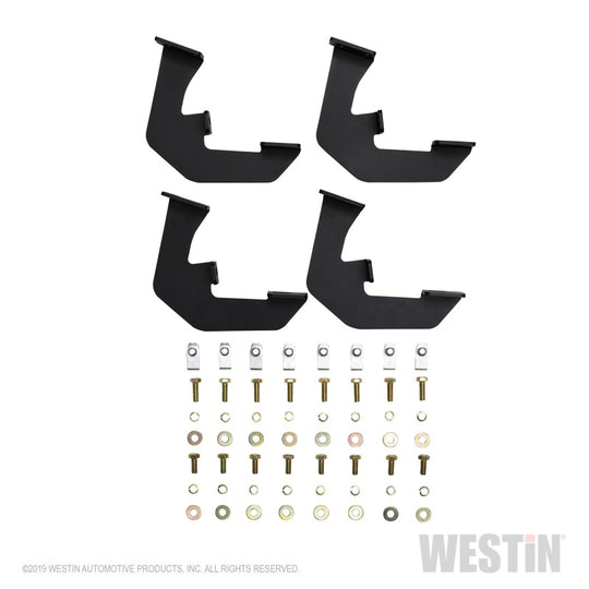 Westin 19-20 Chevrolet Silverado / GMC Sierra 1500 HDX Drop Nerf Step Bars - Textured Black