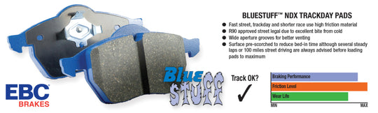 EBC 05-16 Ford F-450/F-550 Bluestuff Front Brake Pads