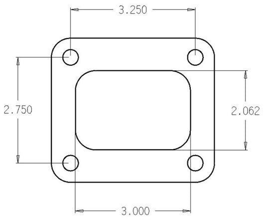 Cometic Turbo FLG T4 Garrett Exh Inlet .010in Exhaust Gasket