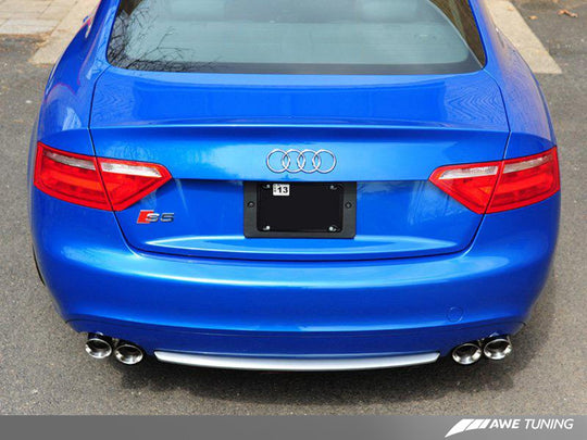 AWE Tuning Audi B8 S5 4.2L Touring Edition Exhaust System - Polished Silver Tips