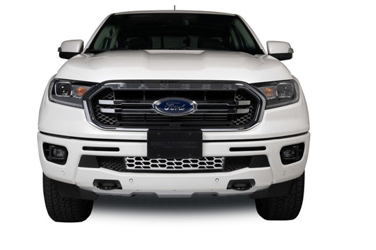 Putco 19-20 Ford Ranger w/o Adaptive Cruise - Hex Shield - Polished SS Bumper Grille Inserts