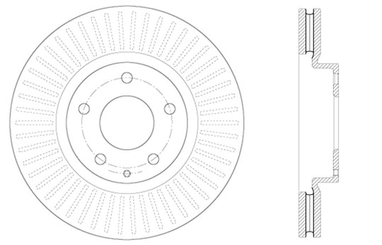 StopTech Performance Front Left Brake Rotor