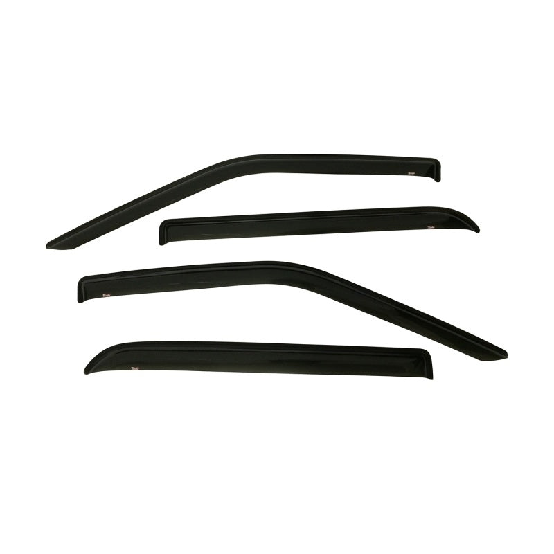 Westin 2015-2018 Ford F-150 SuperCrew Wade Slim Wind Deflector 4pc - Smoke