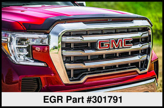 EGR 2019 GMC Sierra Superguard Hood Shield (301791) - Dark Smoke