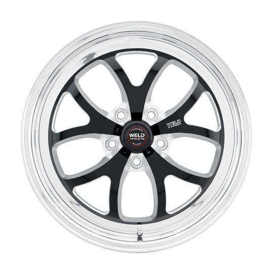 Weld S76 17x10.5 / 5x4.5 BP / 7.9in. BS Black Wheel (Low Pad) - Non-Beadlock