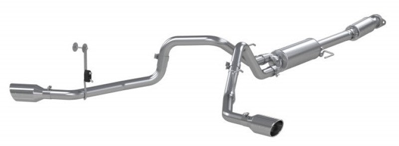 MBRP 2021+ Ford F150 2.7L/3.5L/5.0L 3in Aluminized Steel Cat-Back 2.5in Dual Split Side Exhaust