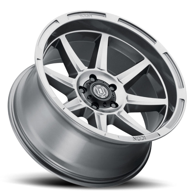 ICON Bandit 20x10 5x150 -24mm 4.5in BS 110.10mm Bore Gun Metal Wheel