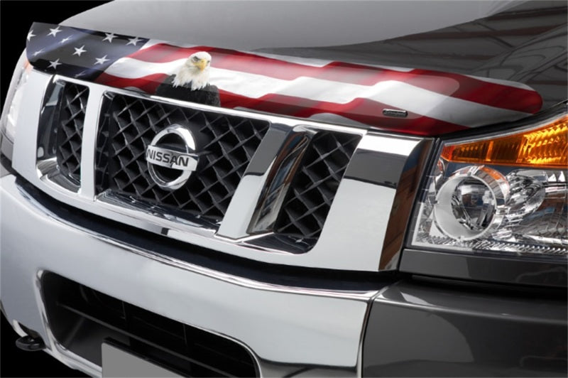 Stampede 2005-2015 Nissan Armada Vigilante Premium Hood Protector - Flag