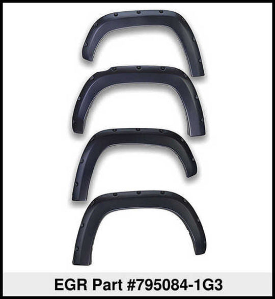 EGR 16+ Toyota Tacoma w/Mudflap Bolt-On Look Color Match Fender Flares - Set - MagneticGray