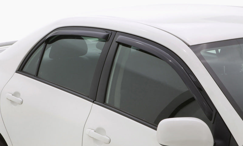AVS 13-18 Toyota Avalon Ventvisor In-Channel Front &amp; Rear Window Deflectors 4pc - Smoke