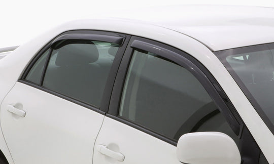 AVS 13-18 Toyota Avalon Ventvisor In-Channel Front &amp; Rear Window Deflectors 4pc - Smoke