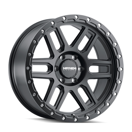 Mayhem 8304 Delta 20x9 / 5x127 BP / 0mm Offset / 78.1mm Hub Matte Black Wheel