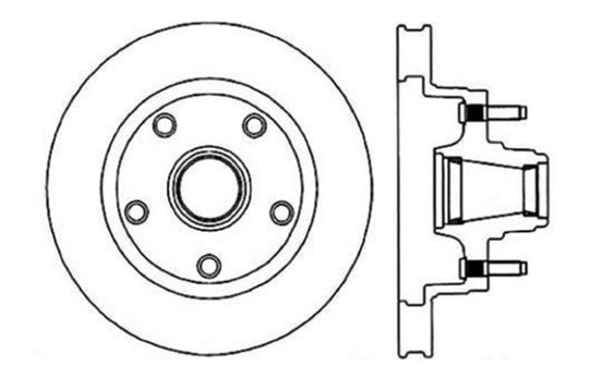 StopTech Slotted & Drilled Sport Brake Rotor