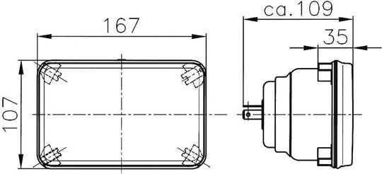 Hella Headlamp Insert Fh Gn Mgs12 1Kb