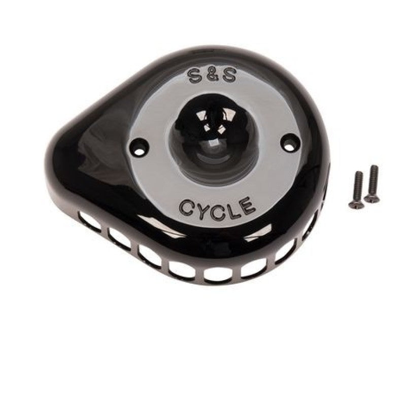 S&amp;S Cycle Mini Teardrop Air Cleaner Cover For All Stealth Applications - Gloss Black