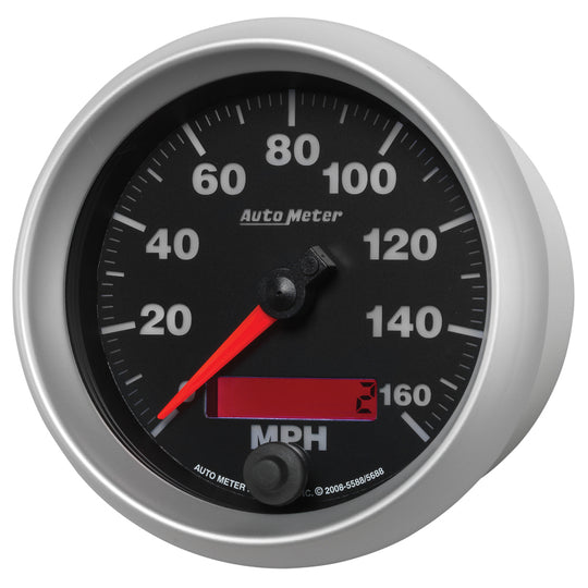 Autometer Electric Programmable 85.7mm Speedometer 160MPH