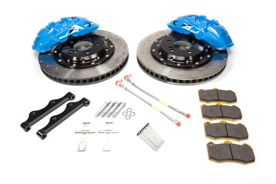 Alcon 2009+ Nissan GT-R R35 380x33mm Rotor Sky Blue 4 Piston Caliper RC4 Rear Axle Kit