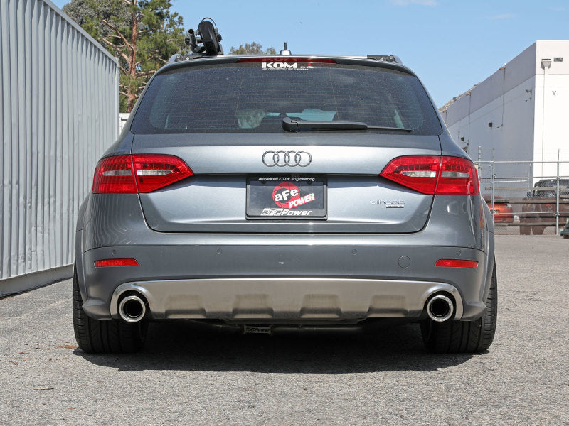 afe MACH Force-Xp 13-16 Audi Allroad L4 SS Cat-Back Exhaust w/ PolishedTips