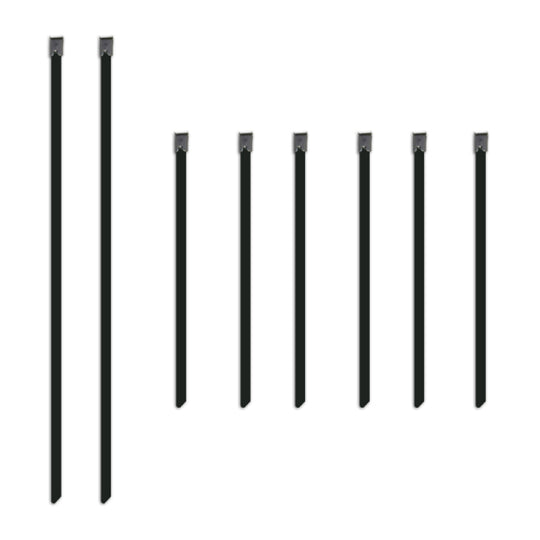 Mishimoto Set of Six 6in &amp; Two 14in Stainless Steel Locking Ties