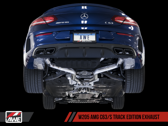 AWE Tuning Mercedes-Benz W205 AMG C63/S Sedan Track Edition Exhaust System (no tips)