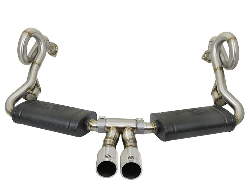 aFe MACHForce-Xp 2in 304 SS Cat-Back Exhaust w/Polished Tips 13-16 Porsche Boxster/Cayman 2.7L/3.4L