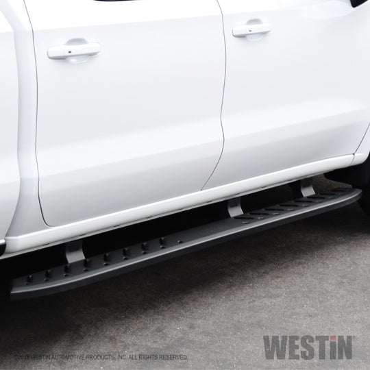 Westin 2019 Chevrolet Silverado/Sierra 1500 Crew Cab Thrasher Running Boards - Textured Black