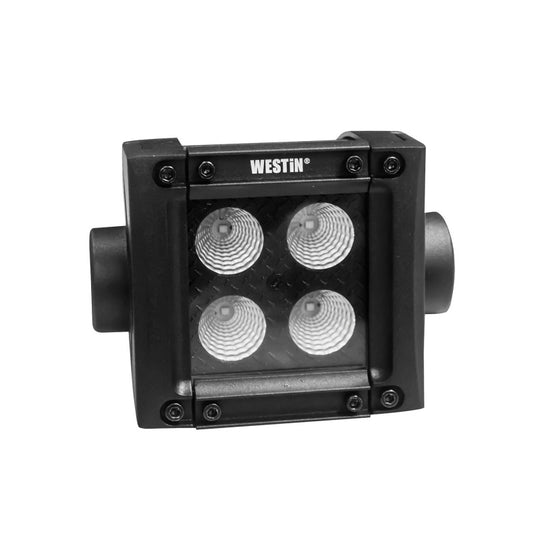 Westin B-FORCE LED Light Bar Double Row 2 inch Flood w/3W Cree - Black