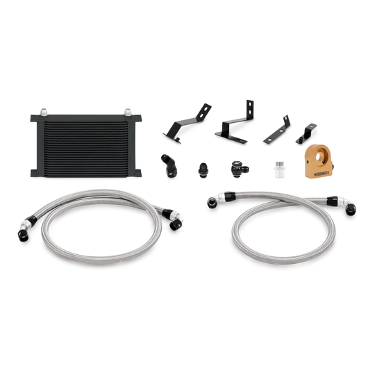 Mishimoto 2016+ Chevy Camaro Oil Cooler Kit w/ Thermostat - Black